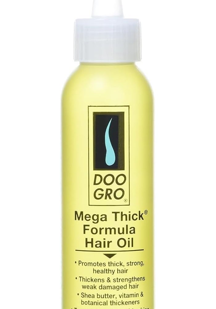 Doo Gro Mega Thick Growth Oil - 125 ml Hair Oil for Thickening and Strengthening Hair - Image 1